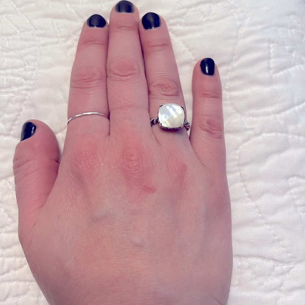 Pandora mother of pearl ring